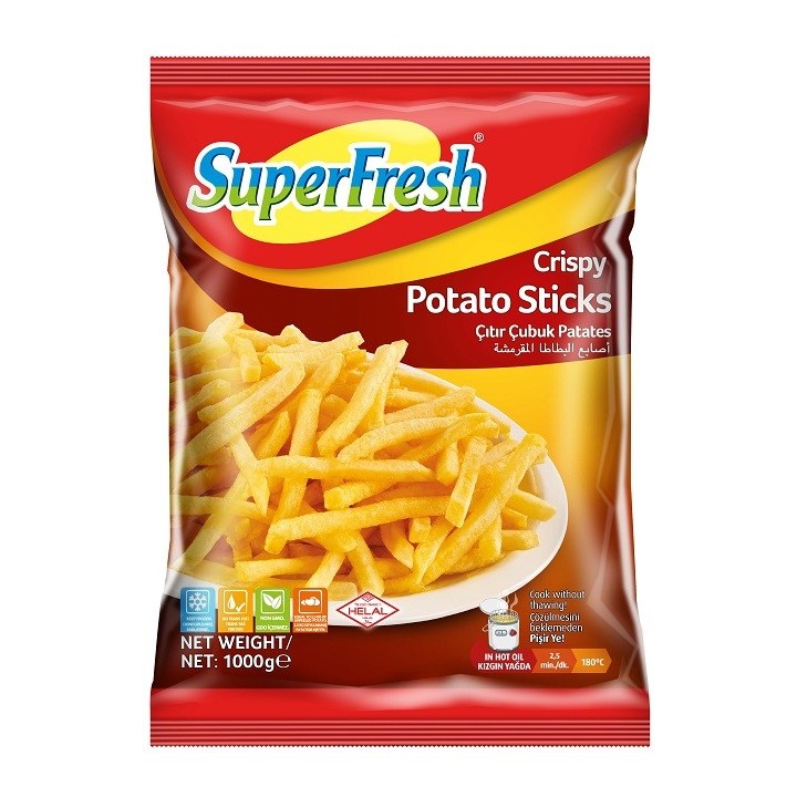 Patates Citir 7X7 1Kg 10X1 10