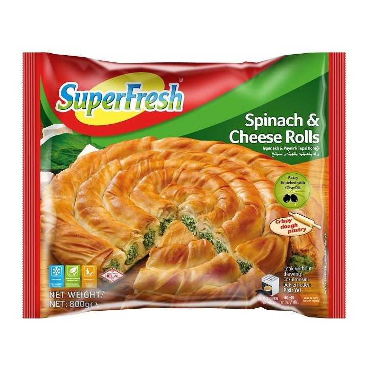 Sf Tepsi Boregi Pey+Isp (Feuillete Fromage+Epinards) 800G 12X1 12 New Price