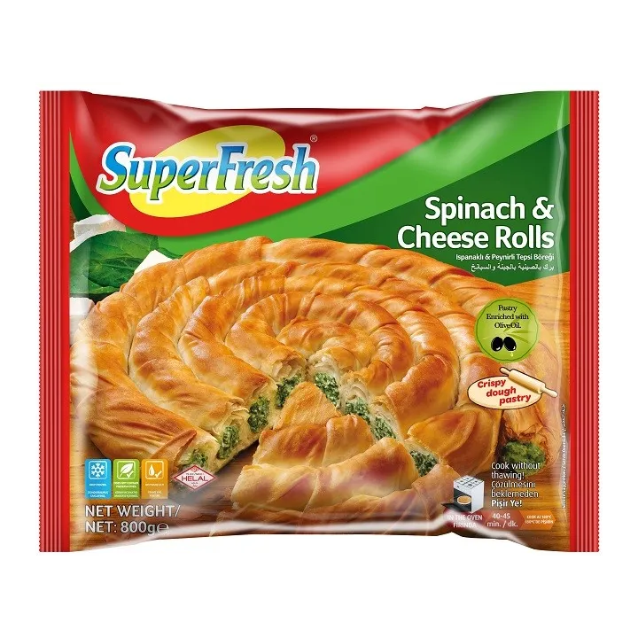 Sf Tepsi Boregi Pey+Isp (Feuillete Fromage+Epinards) 800G 12X1 12 New Price