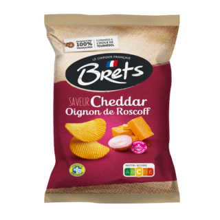 Chips Brets Cheddar Oignons De Roscoff Lot De 10X125G