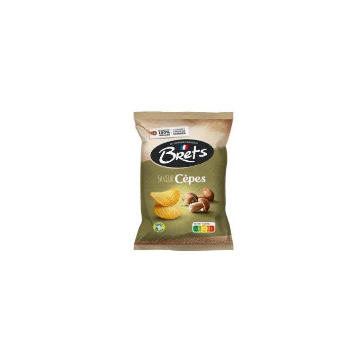 Chips Bretz Ondulees Aux Cepes Lot De 10X125G Nouveau Prix