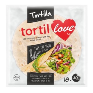 Torttilove Tortilla De Ble 30Cm (80Grx18)X6(96) New Price