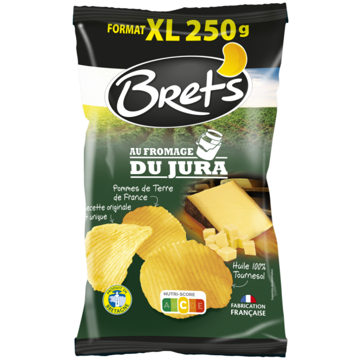 Chips Brets Saveur Fromage De Jura Lot De 10X125G