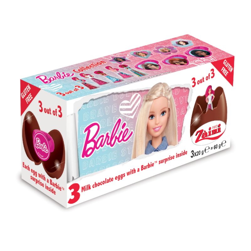 Bip Zaini Pack De 3 Ufs Surprises Barbie 1X24 Bip Zaini Pack De 3 Ufs Surprises Barbie 1X24