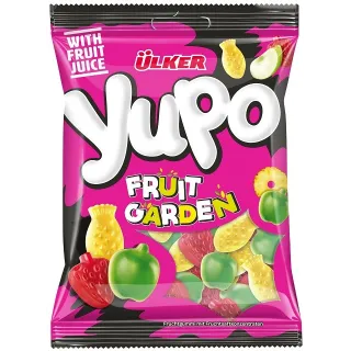 Yupo Jelly Mix Fruits 80G Poset 24X1 24