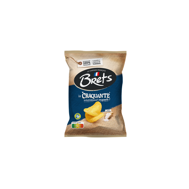 Chips Brets La Craquante Lot De 10X125G