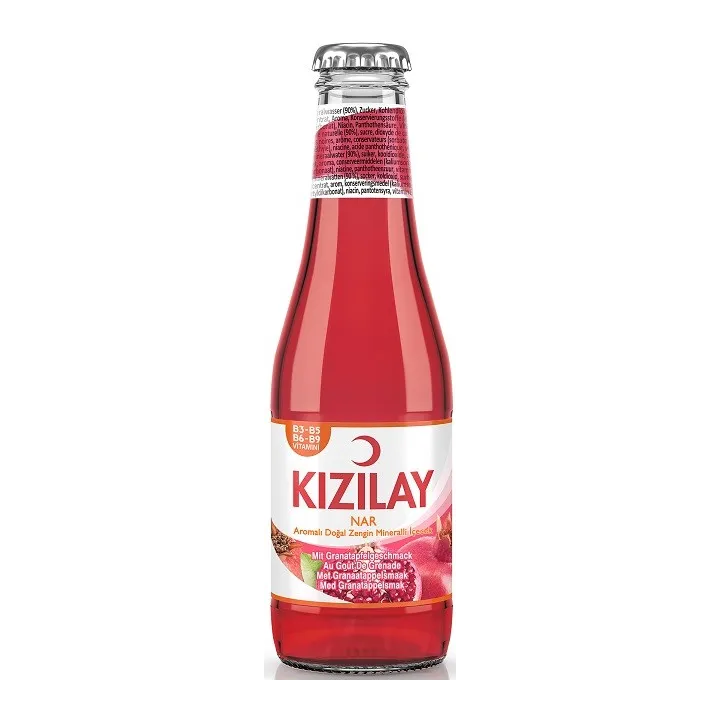 Kizilay Nar Aromali Maden Suyu 200Ml 6X4 24