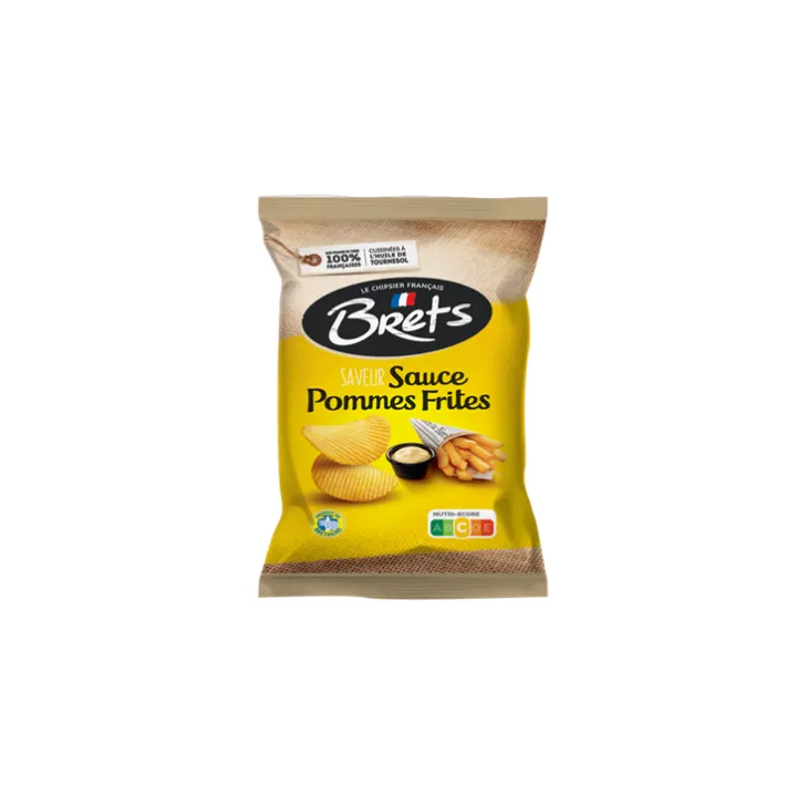 Chips Brets Saveur Sauce Pommes Frites Lot De 10X125G Nouveau Prix