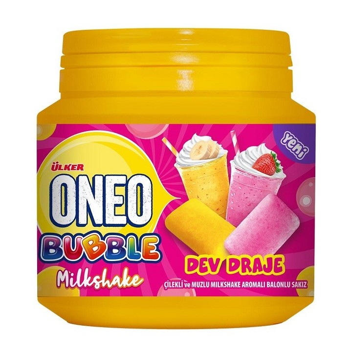 Oneo Dopdolu Milkshake Aromali Jar Sakiz 76G X12