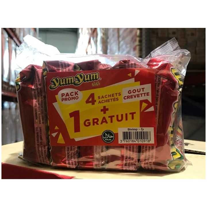 Yum Yum Crevette Halal Lot Par 5X18