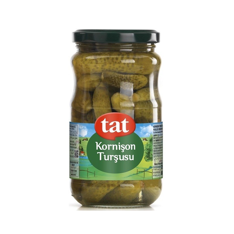 Tat Kavanoz Salatalik Tursusu (Kornichon)680Gx12 Tat Kavanoz Salatalik Tursusu (Kornichon)680Gx12