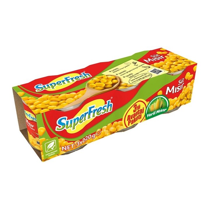 Sf Misir Konserve 3X220G (15X1 15)