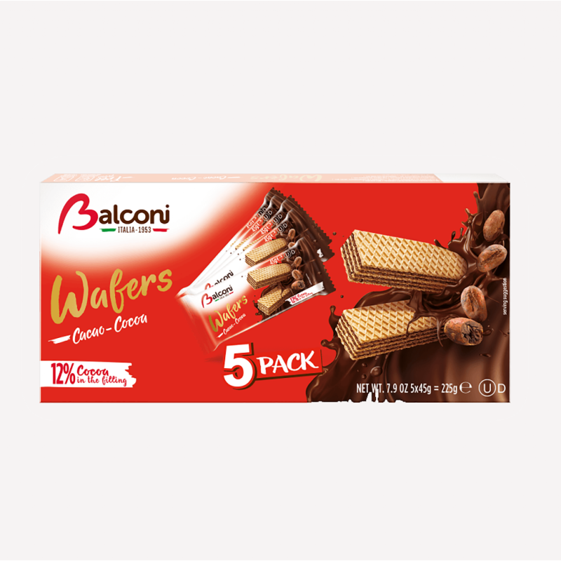 Balconi Wafer Cacao 24X175G Balconi Wafer Cacao 24X175G