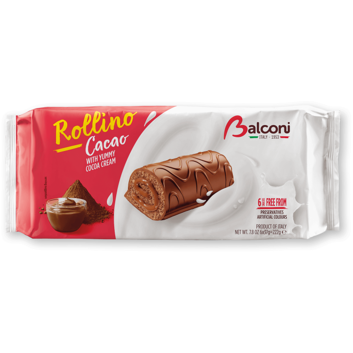 Balconi Minirolls Chocolat 20X6(180G)