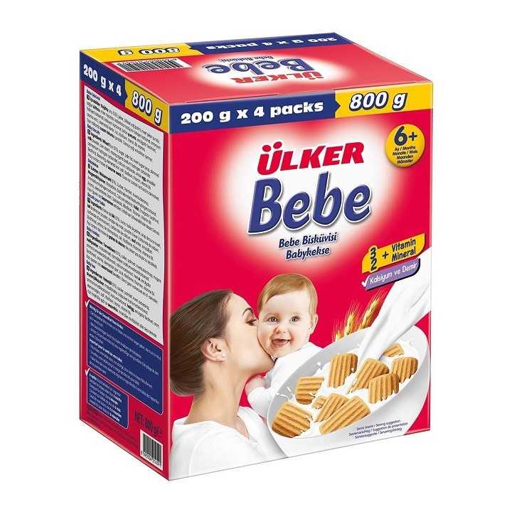 Ulker Bebe Biscuit 800Gr  (Fr)(X4)