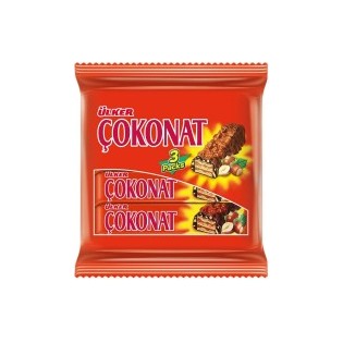 Cokonat Cikolata Kaplamali Gofret 3X33Gx24