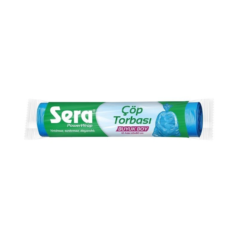 Sera Cop  Torbasi Buyuk Boy 10 Adet 70L 65X80Cmx50
