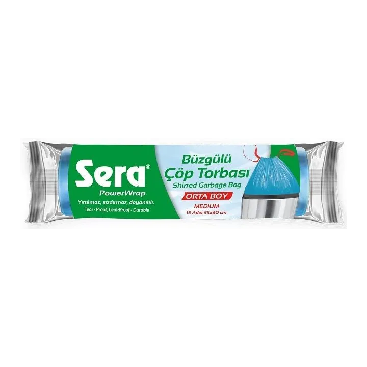 Sera Buzgulu Cop Torbasi Orta Boy 15Ad.40L-55X60Cmx25