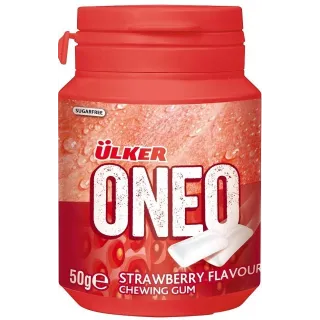 Oneo Plastik Jar Fraise 50G X20