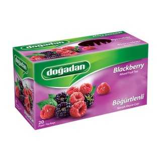Infusion aux Fruits et à la Mûre – Doğadan Böğürtlenli Karışık Meyve Çayı 12x20 | Tisane turque fruitée et naturelle