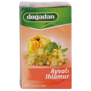 240 Dogadan Ayvalı Ihlamur Bitki Çayı - 12x20 infusions coing & tilleul