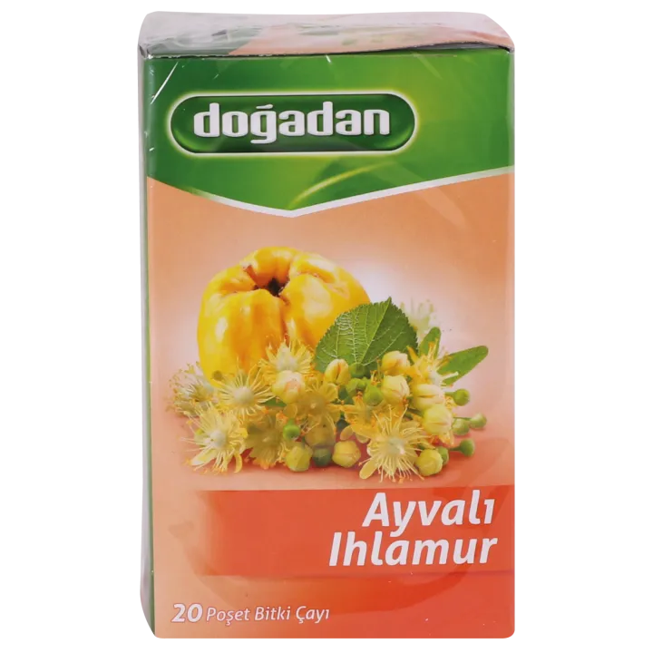 240 Dogadan Ayvalı Ihlamur Bitki Çayı - 12x20 infusions coing & tilleul