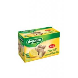 Infusion au Gingembre et à l’Écorce de Citron – Doğadan Zencefil Limon Kabuklu Karışık Bitki Çayı 12x20 | Tisane turque tonifian
