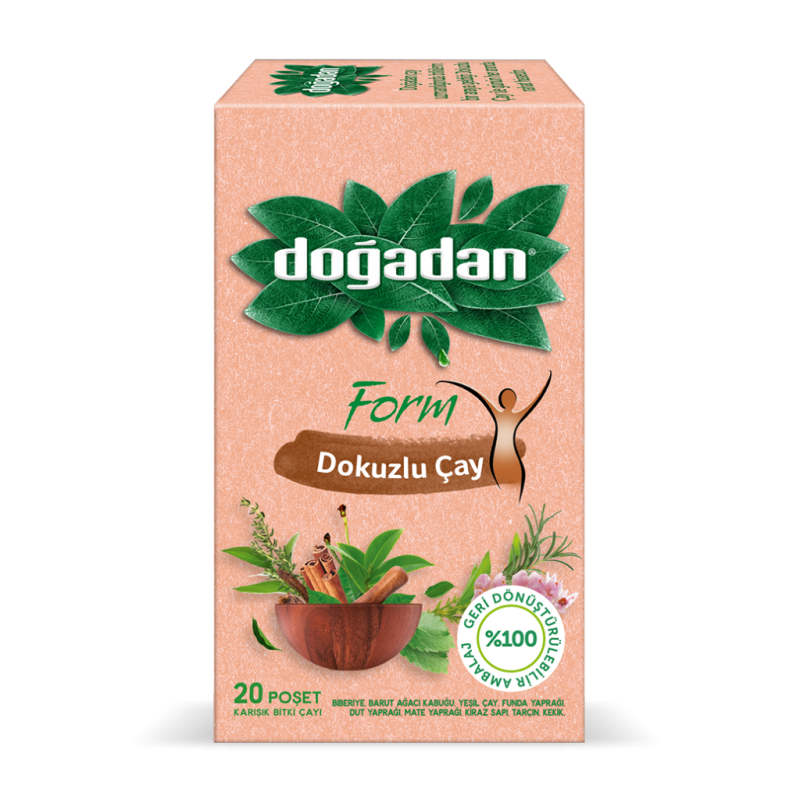 Dogadan Dokuz Otlu Karisik Bitki Cayi X12