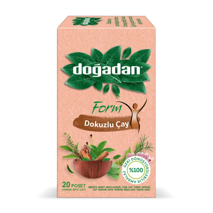 Infusion aux 9 Plantes Naturelle – Doğadan Dokuz Otlu Karışık Bitki Çayı 12x20 | Tisane turque bien-être et équilibrante