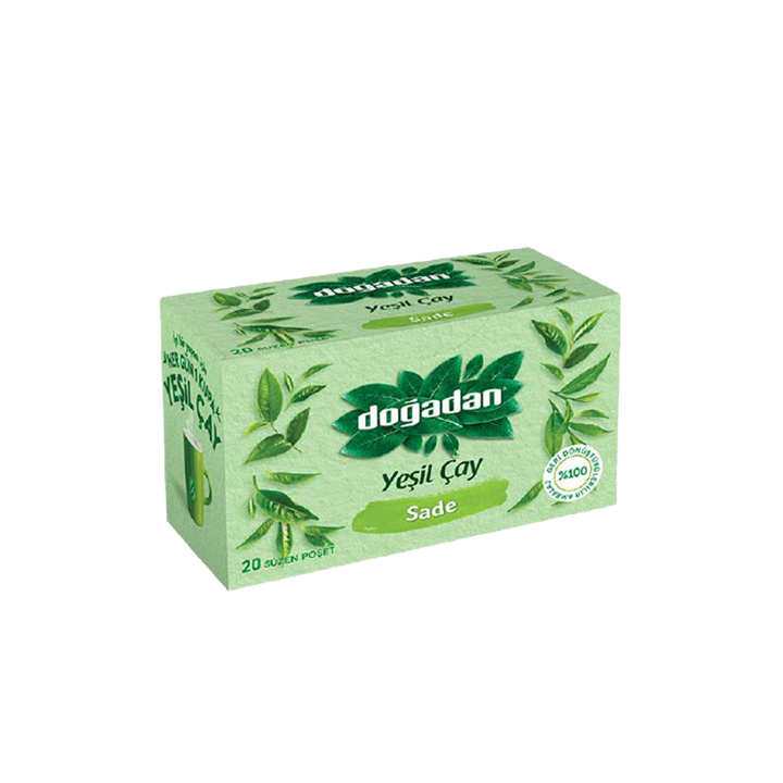 Thé Vert Naturel – Doğadan Yeşil Çay 12x20 | Infusion turque légère et antioxydante
