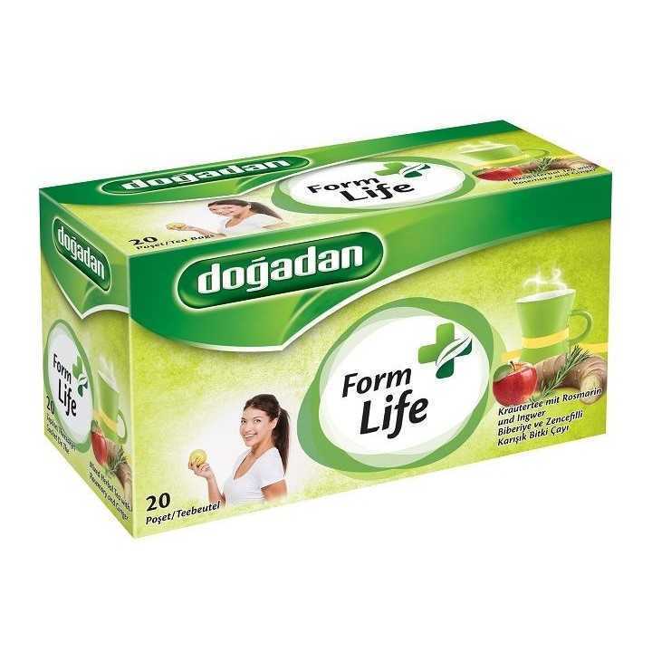 Infusion Minceur au Romarin et au Gingembre – Doğadan Form Life 12x20 | Tisane turque détox et tonifiante