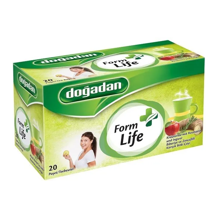Infusion Minceur au Romarin et au Gingembre – Doğadan Form Life 12x20 | Tisane turque détox et tonifiante
