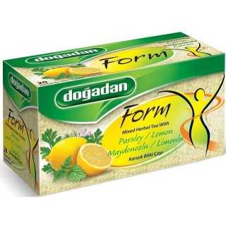 Infusion Minceur au Persil et au Citron – Doğadan Form Maydanozlu Limonlu 12x20 | Tisane turque détox et rafraîchissante