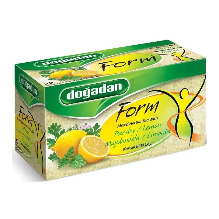 Infusion Minceur au Persil et au Citron – Doğadan Form Maydanozlu Limonlu 12x20 | Tisane turque détox et rafraîchissante