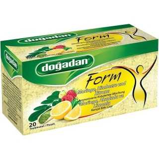 Infusion Minceur à la Moringa, Framboise et Citron – Doğadan Form 12x20 | Tisane turque détox et antioxydante