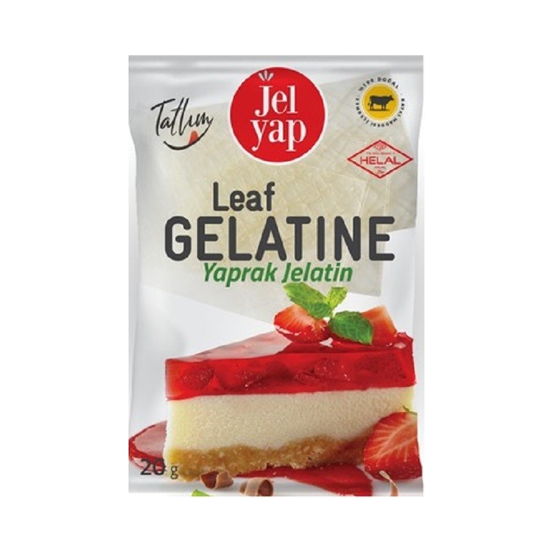 Jelyap Yaprak Jelatin Helal 20G  50X12 600