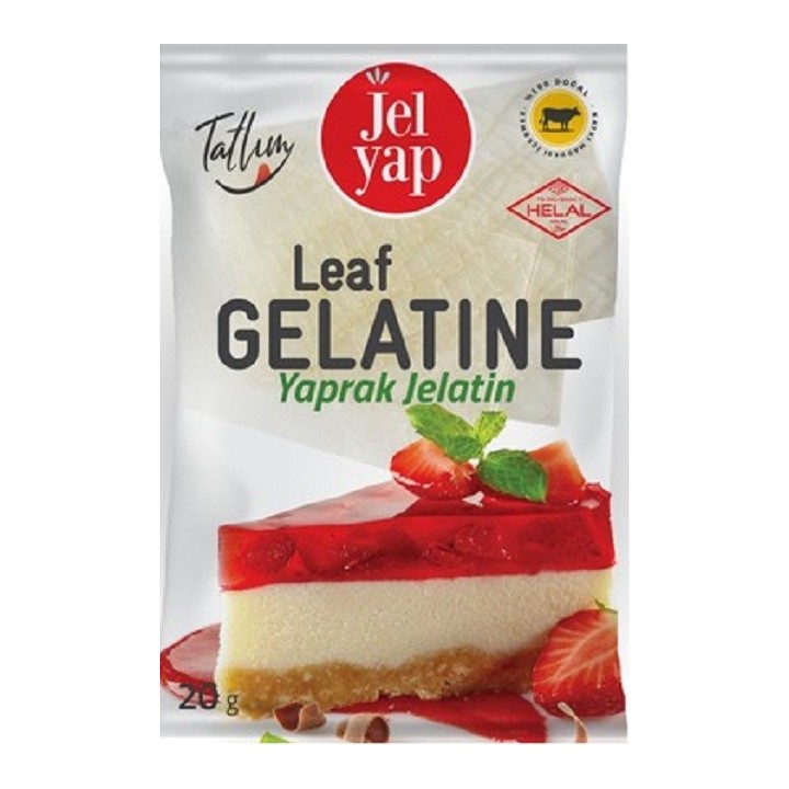 Jelyap Yaprak Jelatin Helal 20G  50X12 600