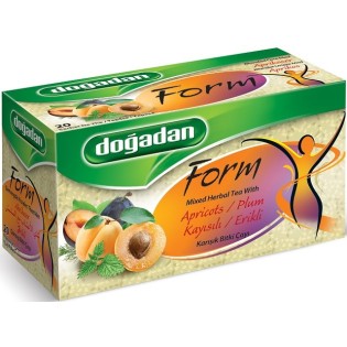 Dogadan Form Kayisili Erikli Karisik Bitki Cayi X12