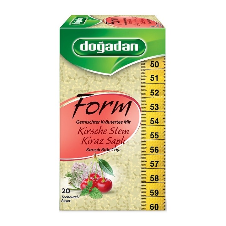 Thé Minceur à la Queue de Cerise – Doğadan Vişne Saplı Form Çayı 12x20 | Infusion turque drainante et détox