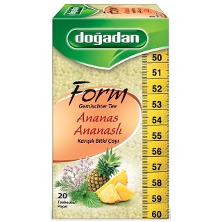 Infusion Minceur à l’Ananas et aux Plantes – Doğadan Form Ananas Karışık Bitki Çayı 12x20 | Tisane turque détox et bien-être