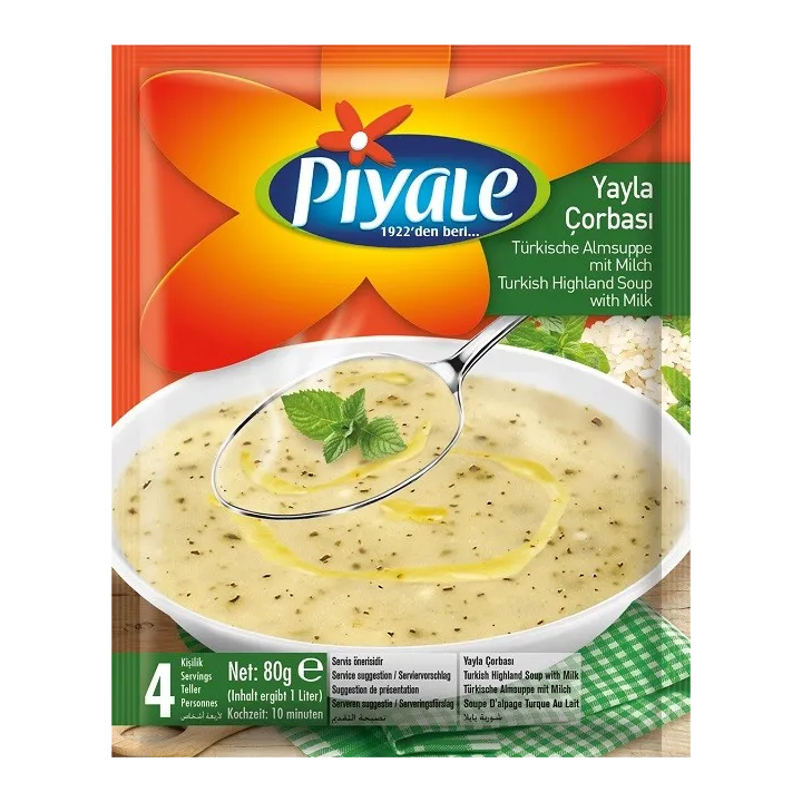 Piyale Turkish Yayla Corbasi Soup 80G (12X6 72)