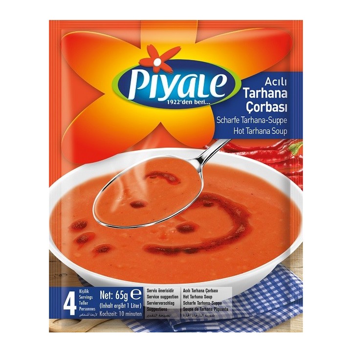 Piyale Hot Tarhana Soup 65G (12X6 72)