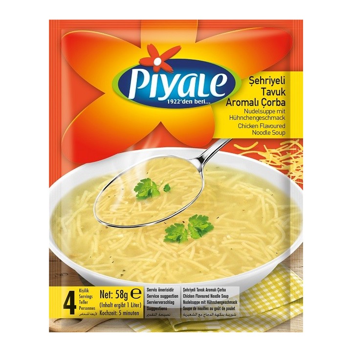 Piyale Chicken Soup With Noodles 58G (12X6 72) Piyale Chicken Soup With Noodles 58G (12X6 72)
