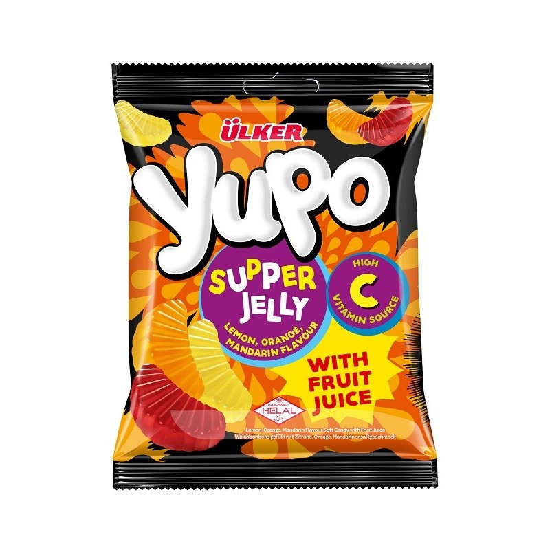 Yupo Bonbons Gelifies Supper Jeli Enrichis En Vitamine C - 64G X 24 Yupo Bonbons Gelifies Supper Jeli Enrichis En Vitamine C - 64G X 24