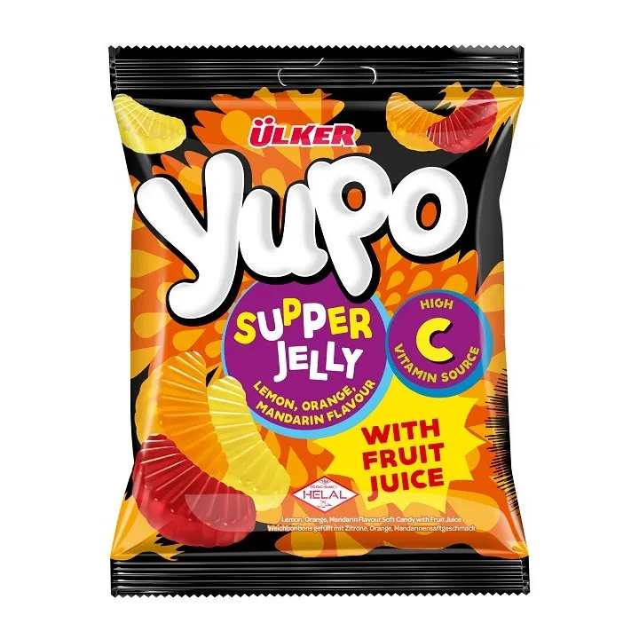 Yupo Bonbons Gelifies Supper Jeli Enrichis En Vitamine C - 64G X 24