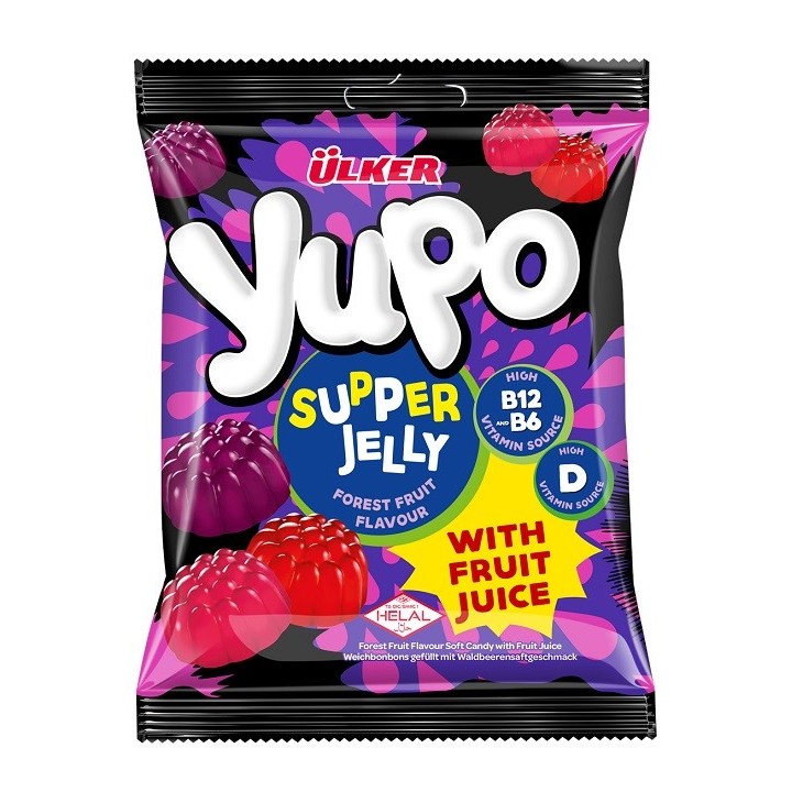 Yupo Supper Jeli B&D Vitaminli Meyve Sulu 64G 24X1 24