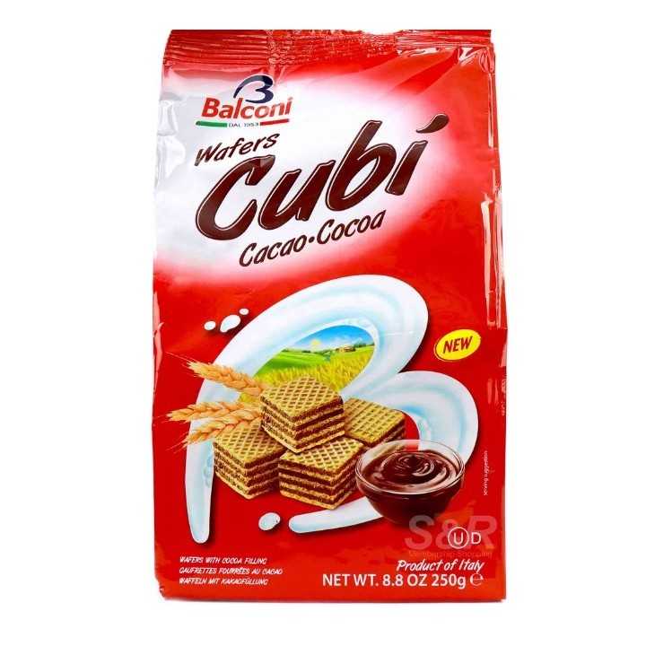 Balconi Wafers Cubi Noisette 18X125G