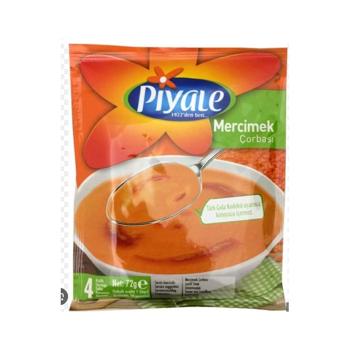 Piyale Lentil Soup 72 G 12 6 72