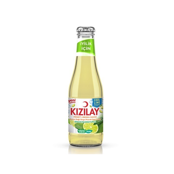 Kizilay Cool Lime Misket Limonu-Nane 200Ml 6X4