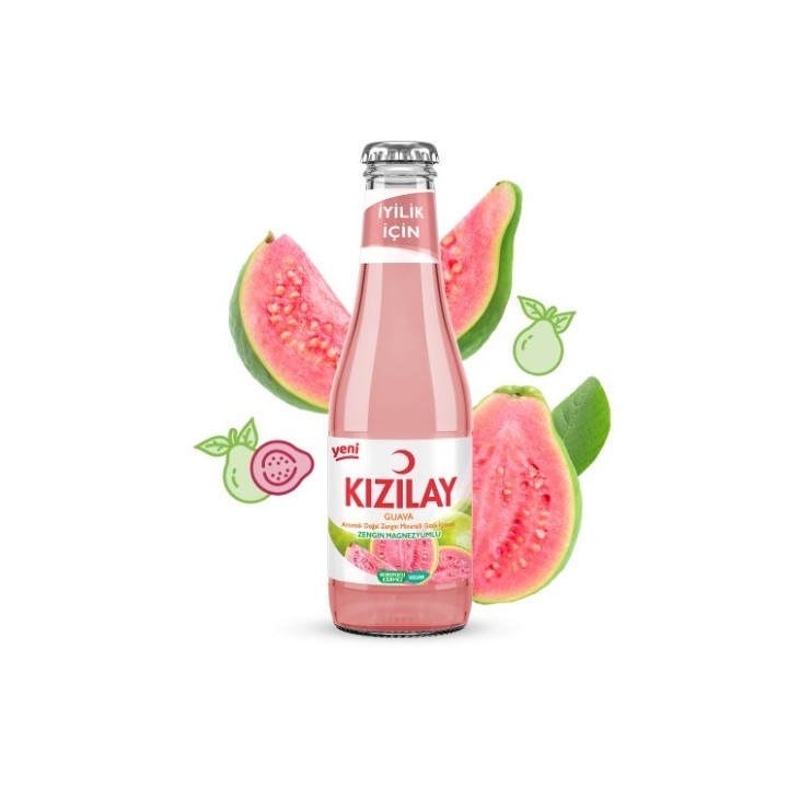 Kizilay Guava Aromali Maden Suyu 200 Mlx24